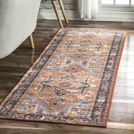 Nuloom Sherita Distressed Persian Area Rug 2ft 8in x 8ft DISA05A-2808